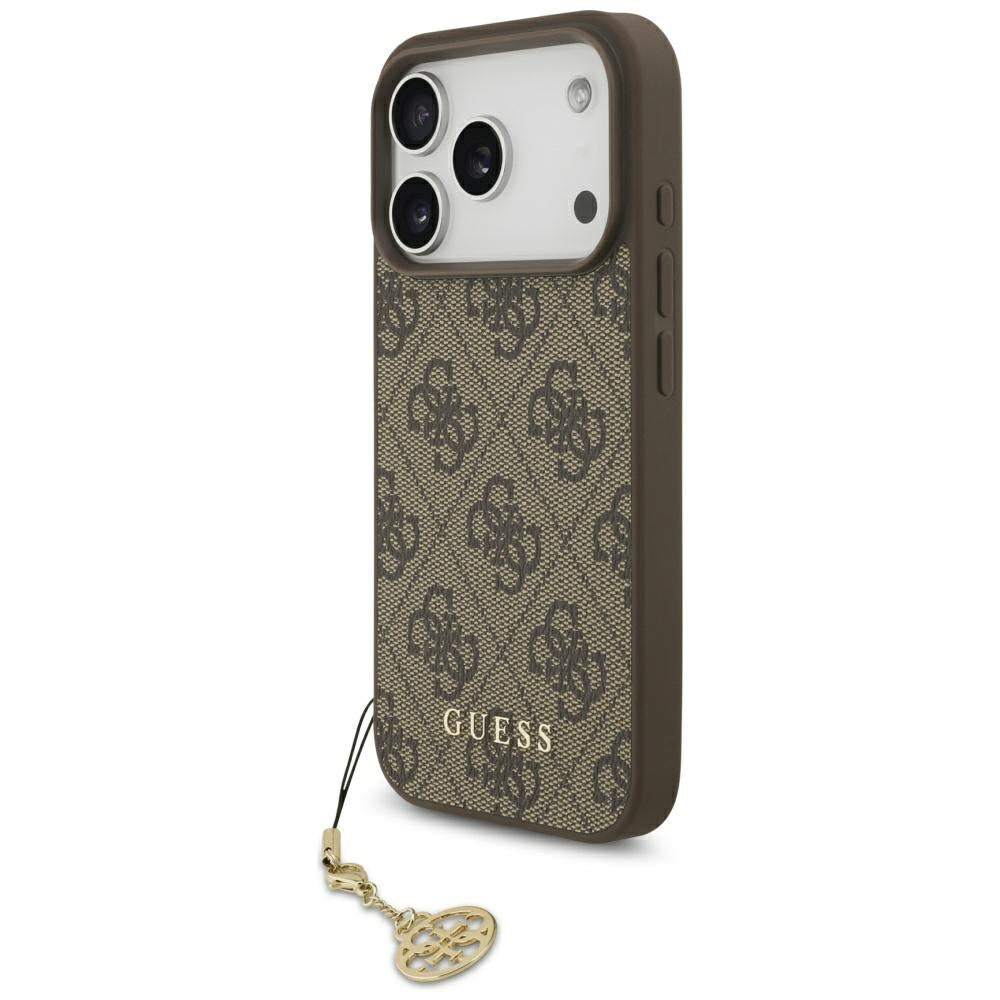 Capa Guess Hardcase 4G Charm Cradle MagSafe - iPhone 17 Pro - Castanho