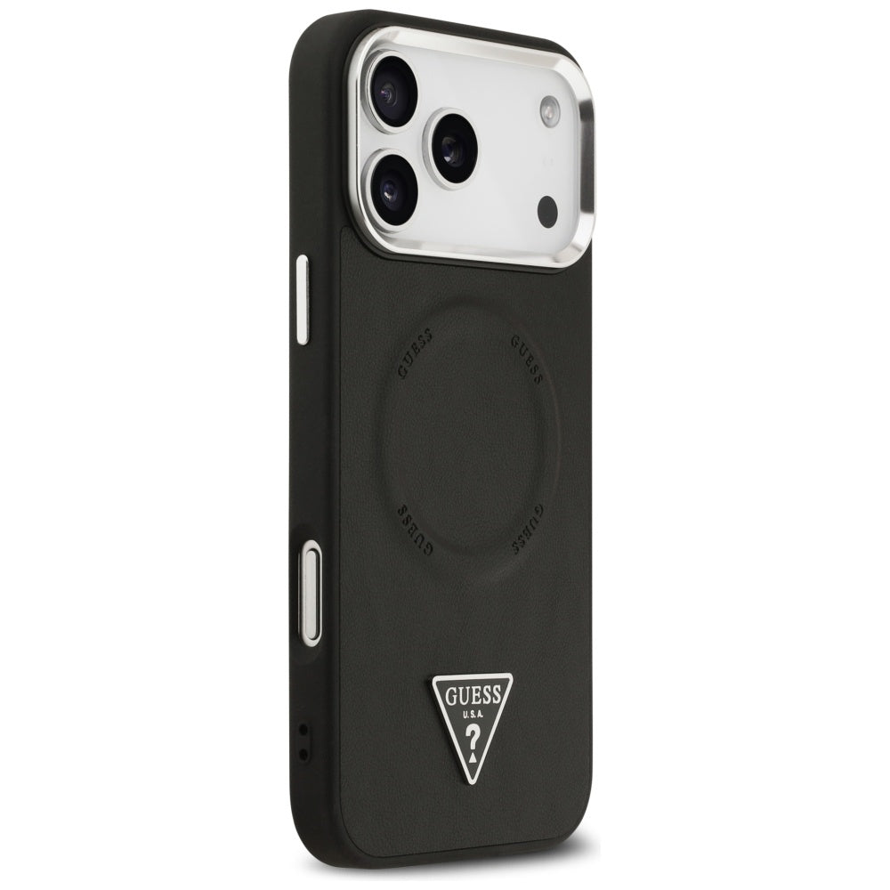 Capa Guess Hardcase Triangle Logo MagSafe - iPhone 17 Pro Max - Preto