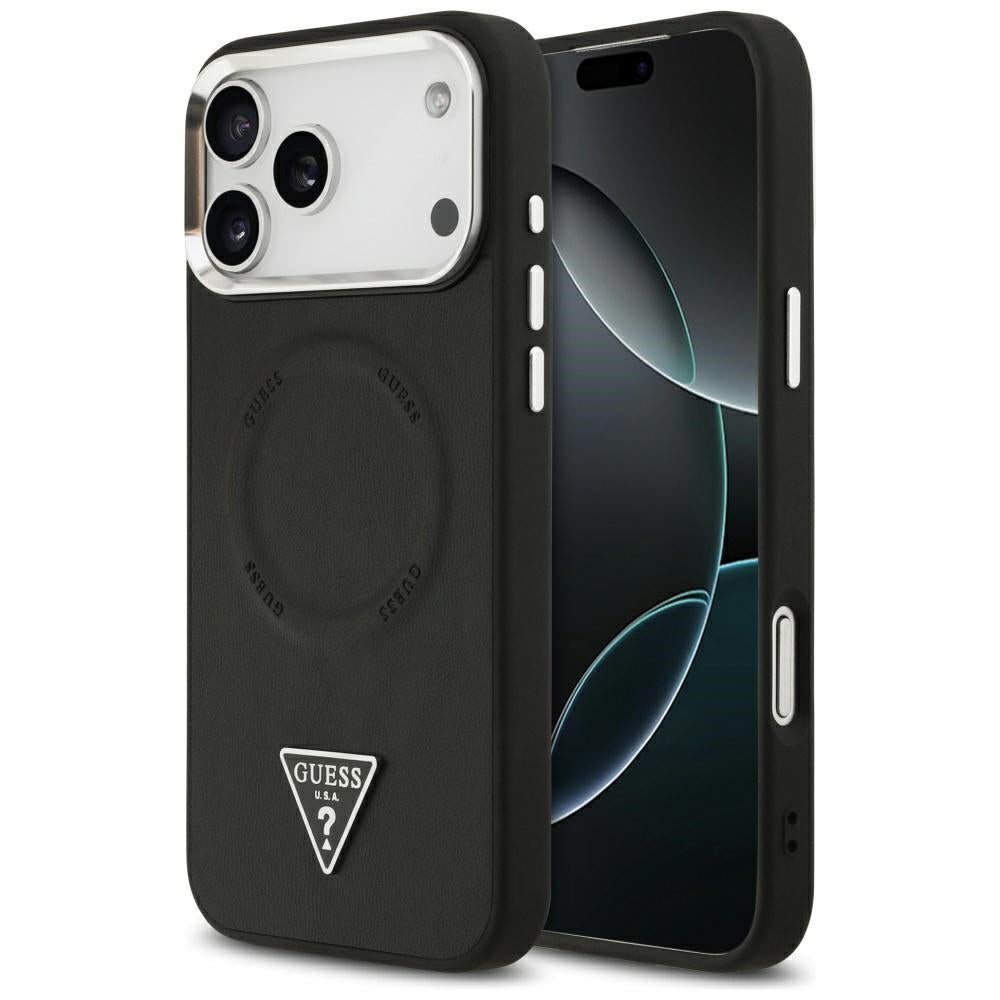 Capa Guess Hardcase Triangle Logo MagSafe - iPhone 17 Pro Max - Preto
