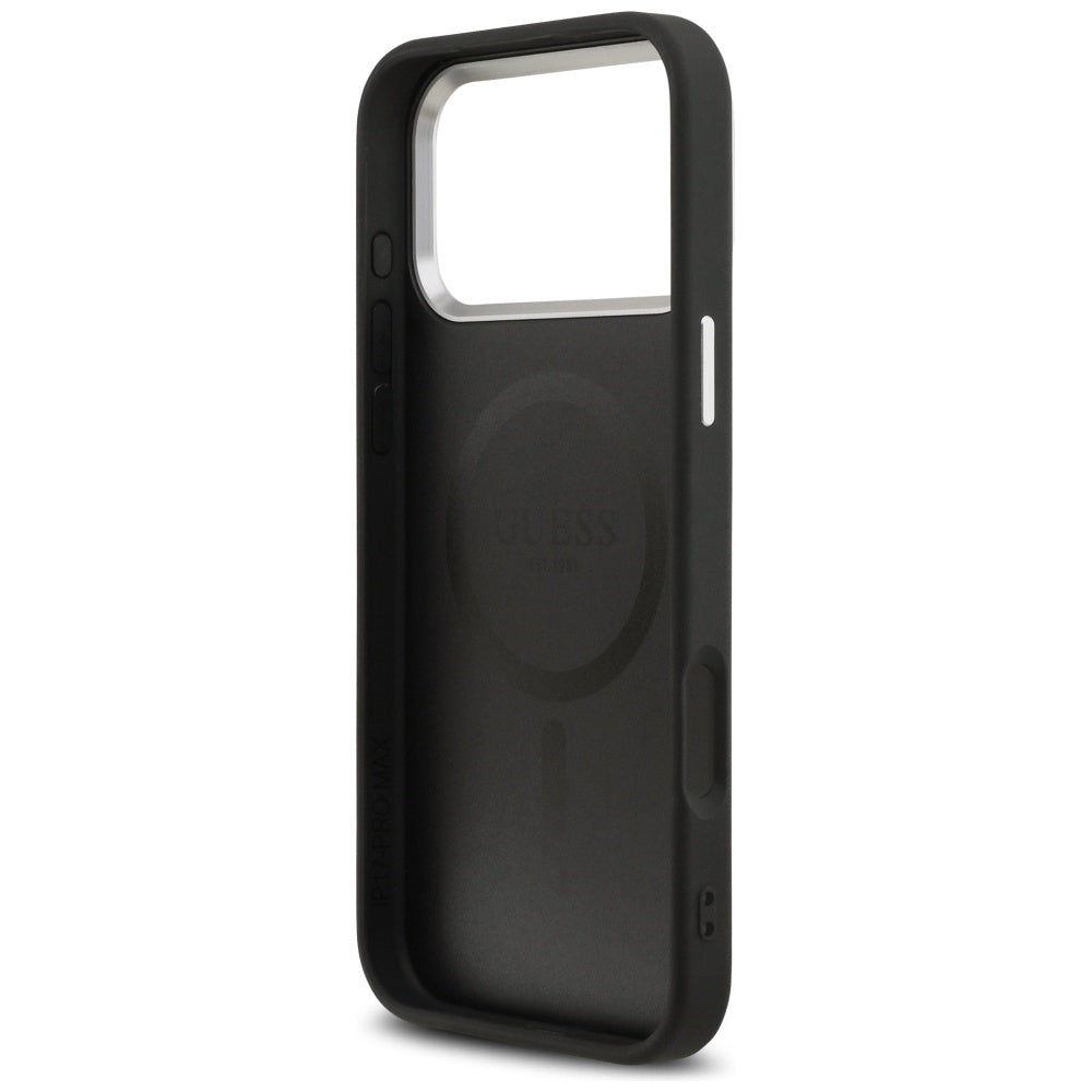 Capa Guess Hardcase Triangle Logo MagSafe - iPhone 17 Pro - Preto