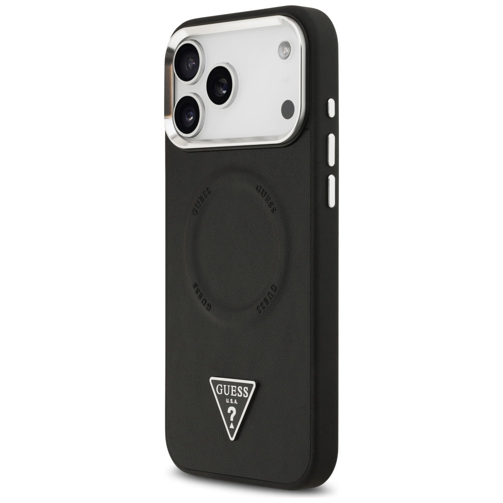 Capa Guess Hardcase Triangle Logo MagSafe - iPhone 17 Pro - Preto