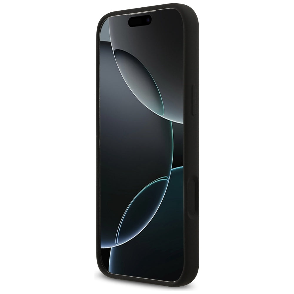 Capa Guess Silicone Big 4G Script - iPhone 17 Pro Max - Preto