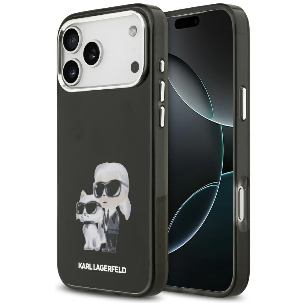Karl Lagerfeld - IML Aquarelle MagSafe (KLHMP17LHMKCAQOK) - iPhone 17 Pro - Karl & Choupette