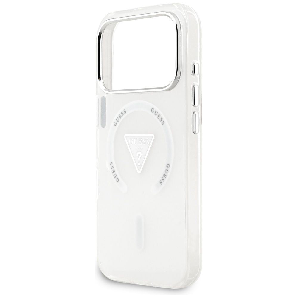 Capa Guess IML Gradient Triangle Logo MagSafe - iPhone 17 Pro - Transparente