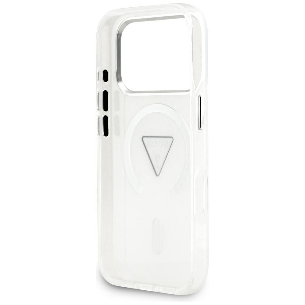 Capa Guess IML Gradient Triangle Logo MagSafe - iPhone 17 Pro - Transparente