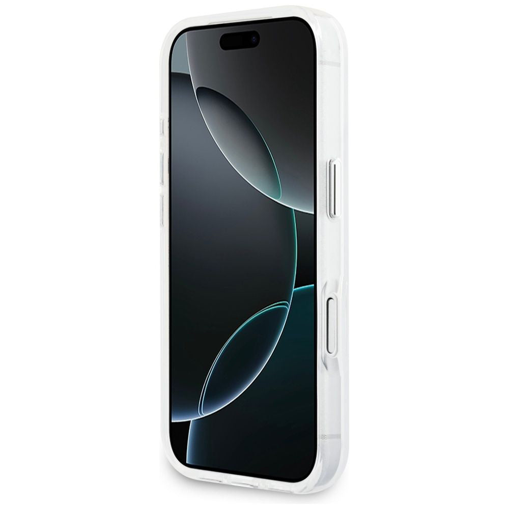 Capa Guess IML Gradient Triangle Logo MagSafe - iPhone 17 Pro - Transparente