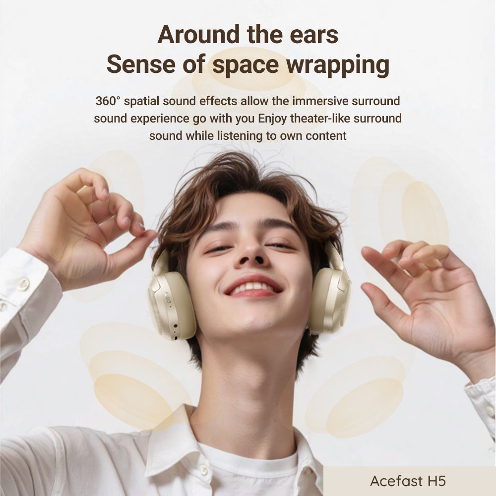 Acefast Wireless Headset (H5) White