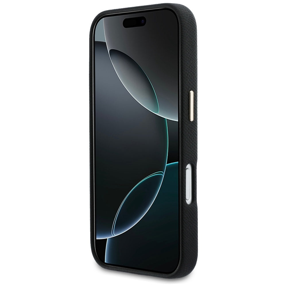 Capa Guess Hardcase Resin Logo - iPhone 17 Pro - Preto