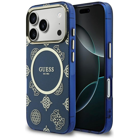 Guess - IML Peony Dot MagSafe (GUHMP17L5HPOEDB) - iPhone 17 Pro - Blue