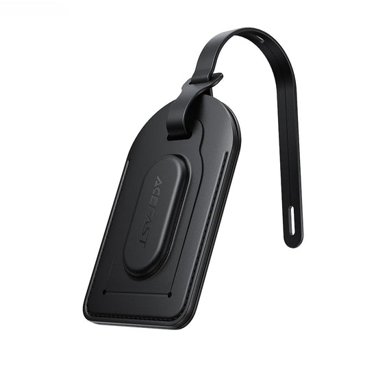 Acefast - Smart Tracker (S5) - Stylish Faux Leather Tag, for Luggage, BT 5.4, FindMy Network, MFi, CR2032 Battery