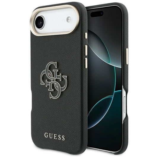 Guess - Hardcase Resin Logo (GUHCP17M5PS4RGGK) - iPhone 17 Air - Black
