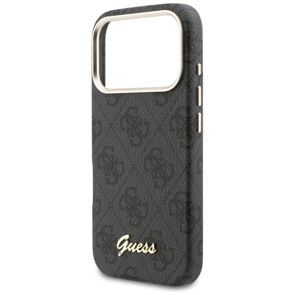 Capa Guess 4G Script MagSafe - iPhone 17 Pro - Preto