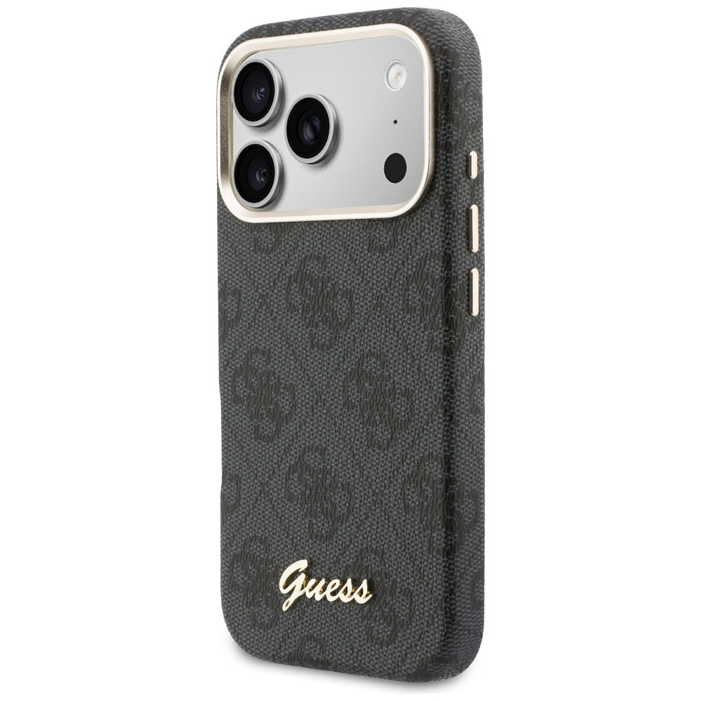 Capa Guess 4G Script MagSafe - iPhone 17 Pro - Preto