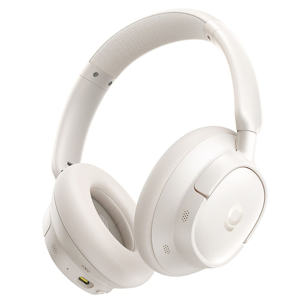Baseus Bass BH1 NC - Auscultadores Bluetooth 6.0 com ANC e Hi-Res - Branco
