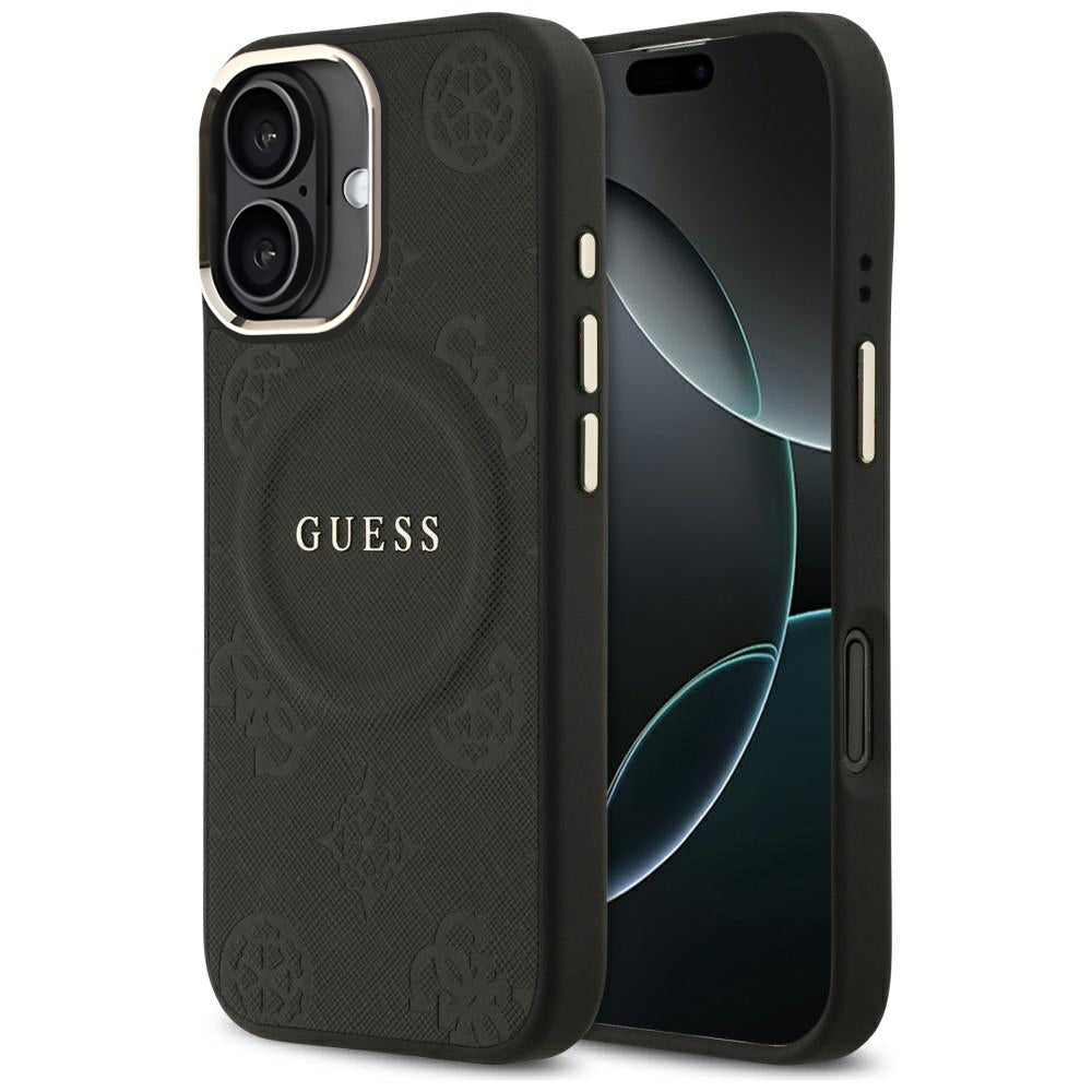 Guess - Peony Hot Stamp MagSafe (GUHMP17SPSAMSECK) - iPhone 17 - Black