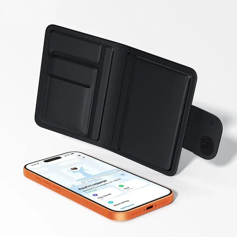 Acefast - Smart Passport Cover (S6) - Apple "Find My", Built-in Tracker, Slim Design, PU Leather