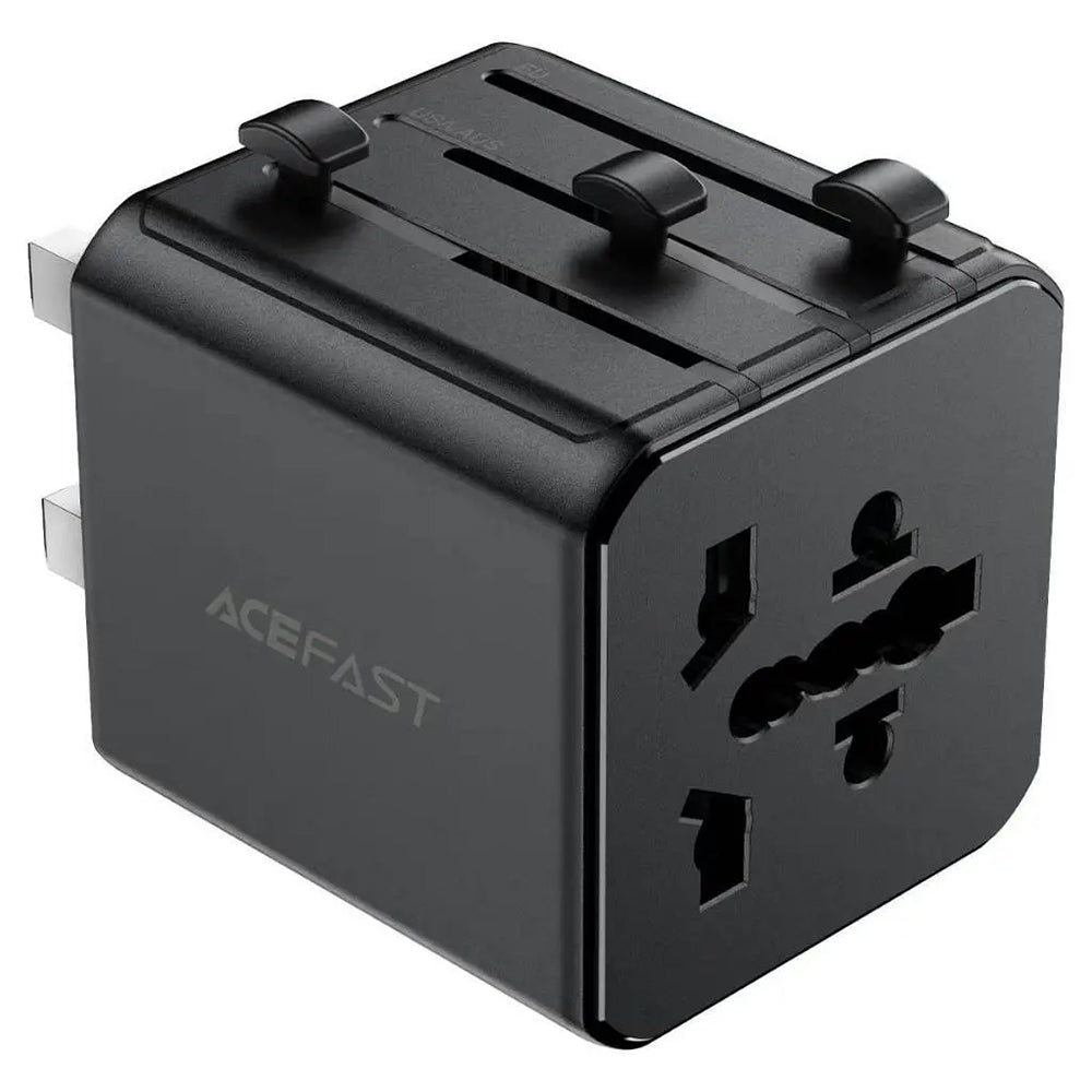 Acefast - Adaptador de Viagem (Z11) - Preto