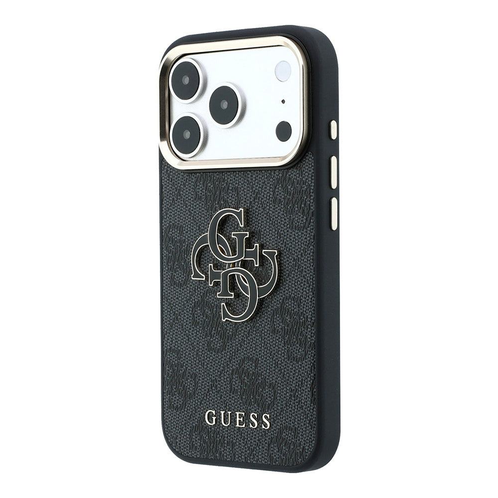 Capa Guess Hardcase 4G Big Resin Logo - iPhone 17 Pro / 18 Pro - Preto