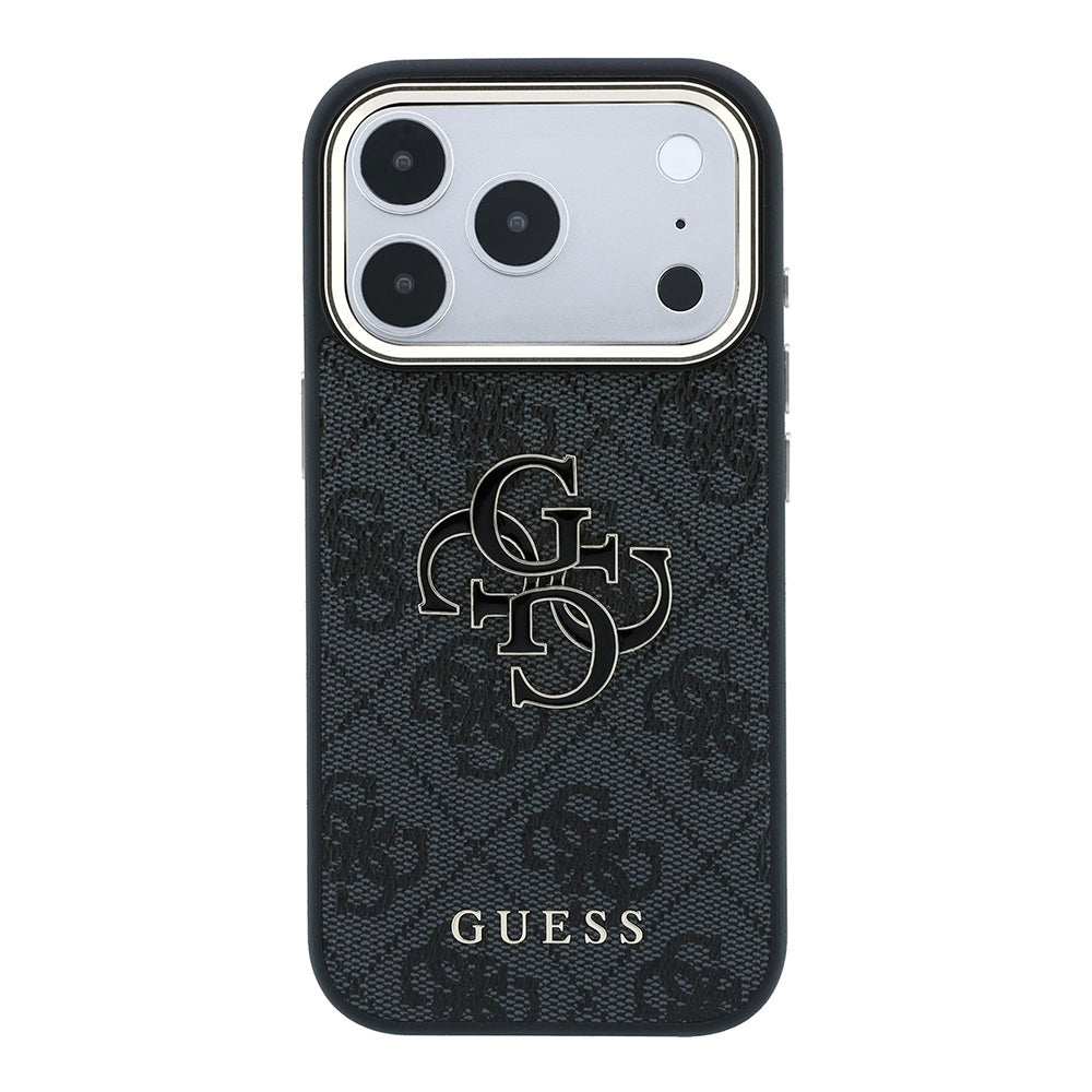 Capa Guess Hardcase 4G Big Resin Logo - iPhone 17 Pro / 18 Pro - Preto