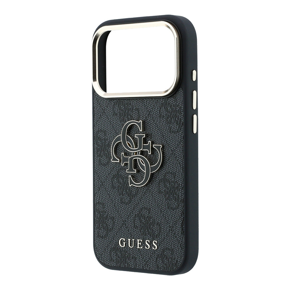 Capa Guess Hardcase 4G Big Resin Logo - iPhone 17 Pro / 18 Pro - Preto