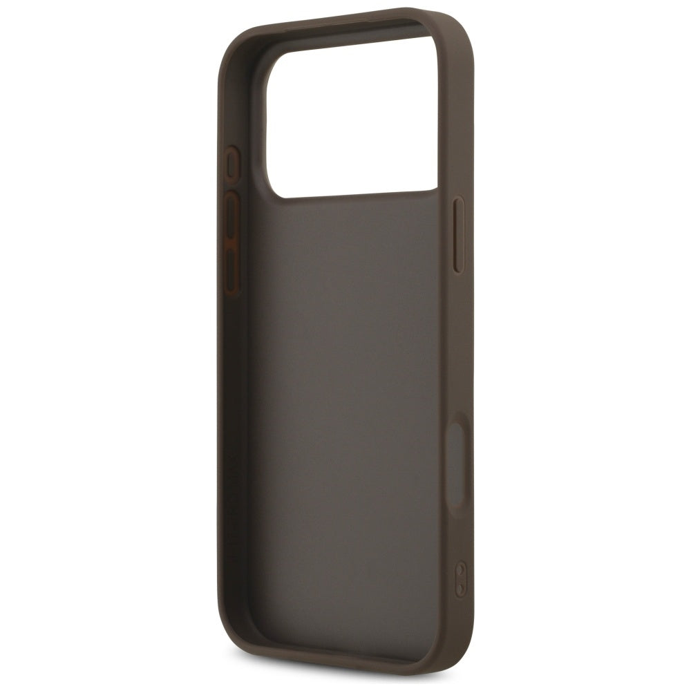 Capa Guess Hardcase 4G Classic Logo - iPhone 17 Pro / 18 Pro - Castanho