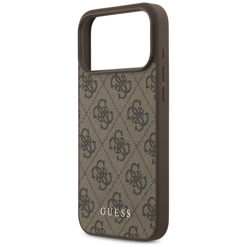 Capa Guess Hardcase 4G Classic Logo - iPhone 17 Pro / 18 Pro - Castanho
