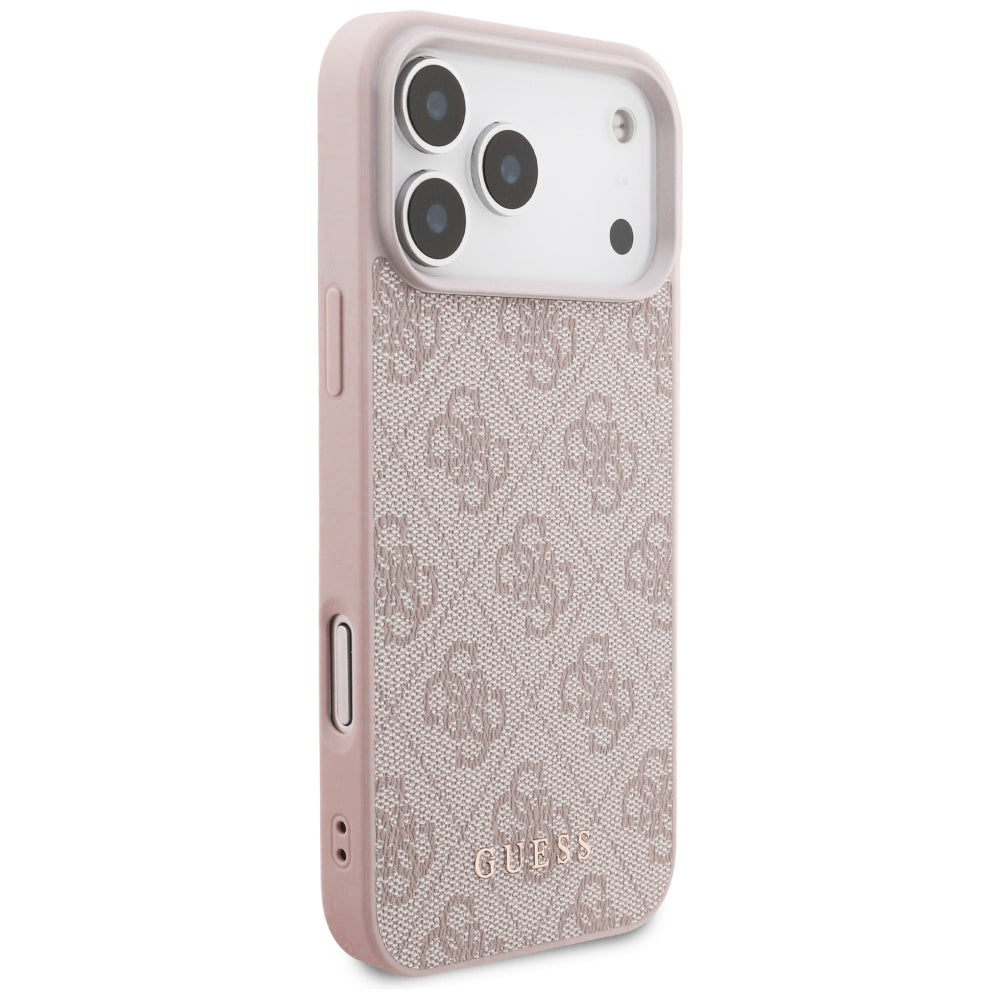 Capa Guess Hardcase 4G Classic Logo - iPhone 17 Pro / 18 Pro - Rosa