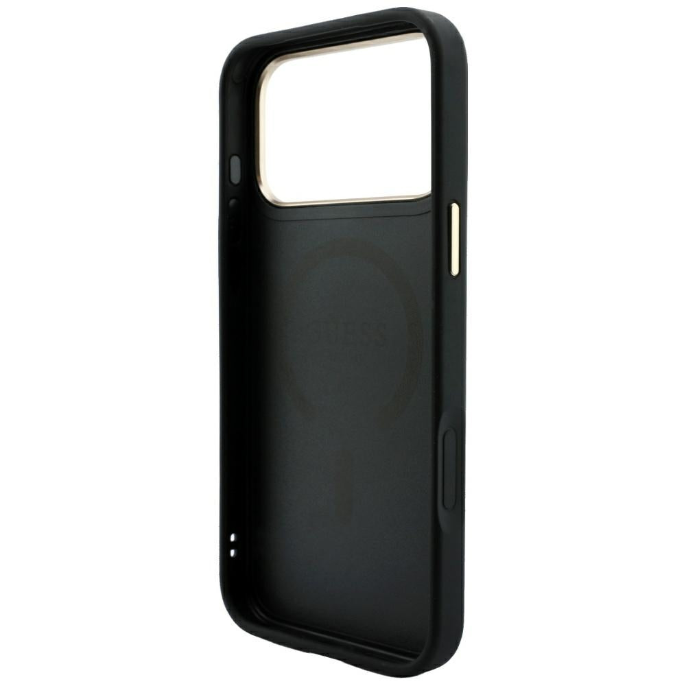 Capa Guess 4G Embossed Classic MagSafe - iPhone 17 Pro Max / 18 Pro Max - Preto