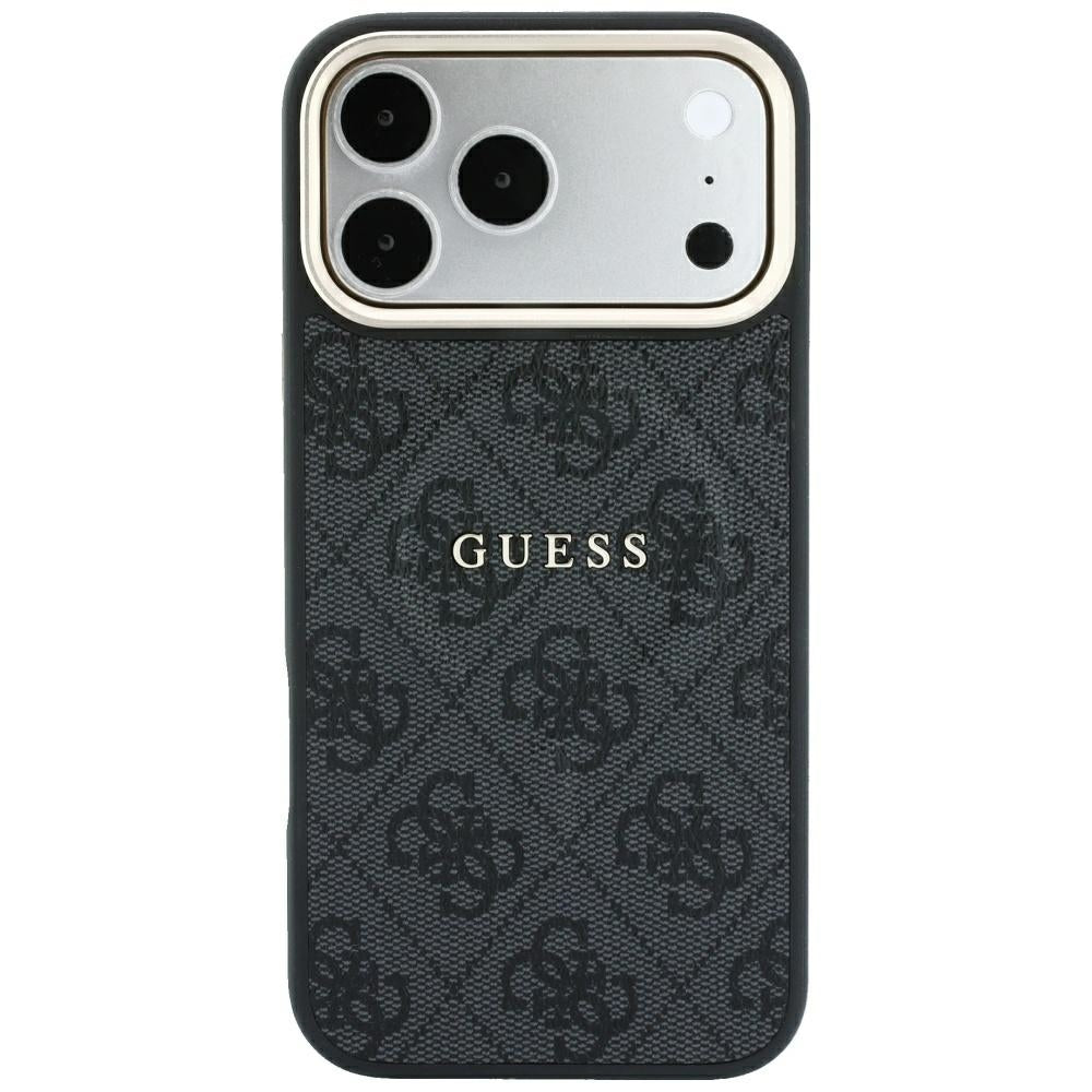 Capa Guess 4G Embossed Classic MagSafe - iPhone 17 Pro Max / 18 Pro Max - Preto