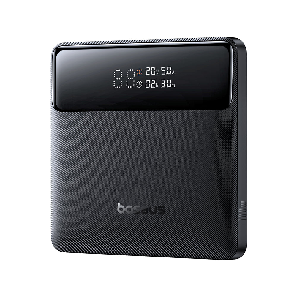 Baseus Blade H1 Lite - Power Bank 20000mAh 100W com Ecrã Digital e Cabo USB-C - Preto