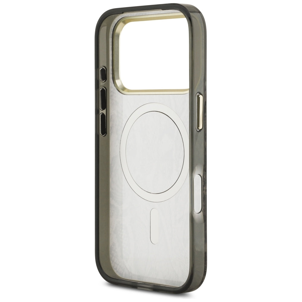 Capa Guess Python Pattern MagSafe - iPhone 17 Pro / 18 Pro - Castanho