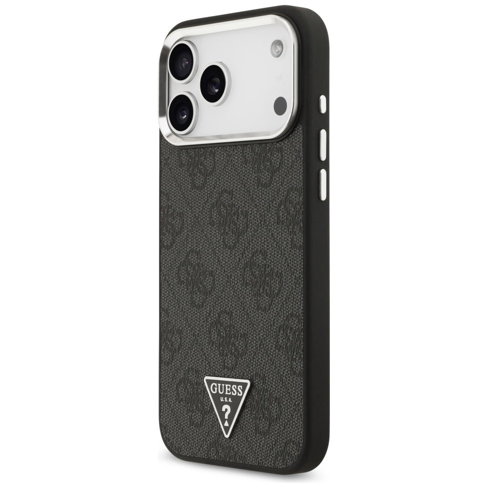 Capa Guess Hardcase 4G Triangle Logo MagSafe - iPhone 17 Pro Max / 18 Pro Max - Preto