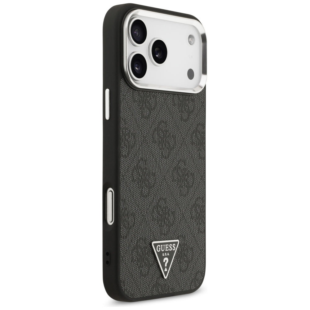 Capa Guess Hardcase 4G Triangle Logo MagSafe - iPhone 17 Pro Max / 18 Pro Max - Preto