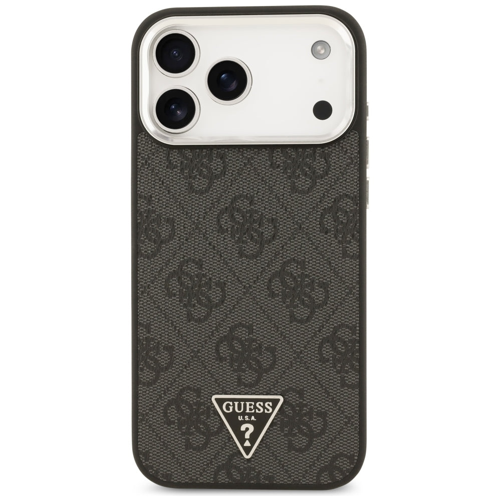 Capa Guess Hardcase 4G Triangle Logo MagSafe - iPhone 17 Pro Max / 18 Pro Max - Preto