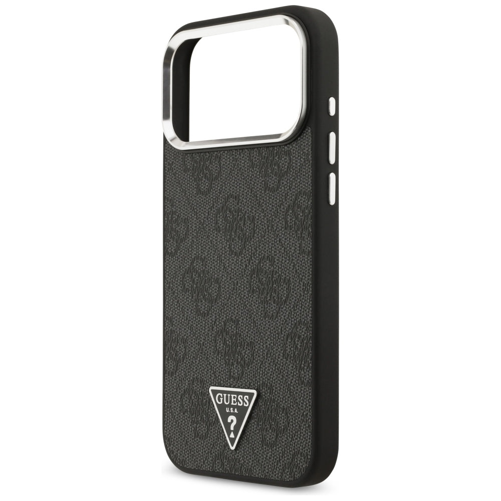 Capa Guess Hardcase 4G Triangle Logo MagSafe - iPhone 17 Pro Max / 18 Pro Max - Preto