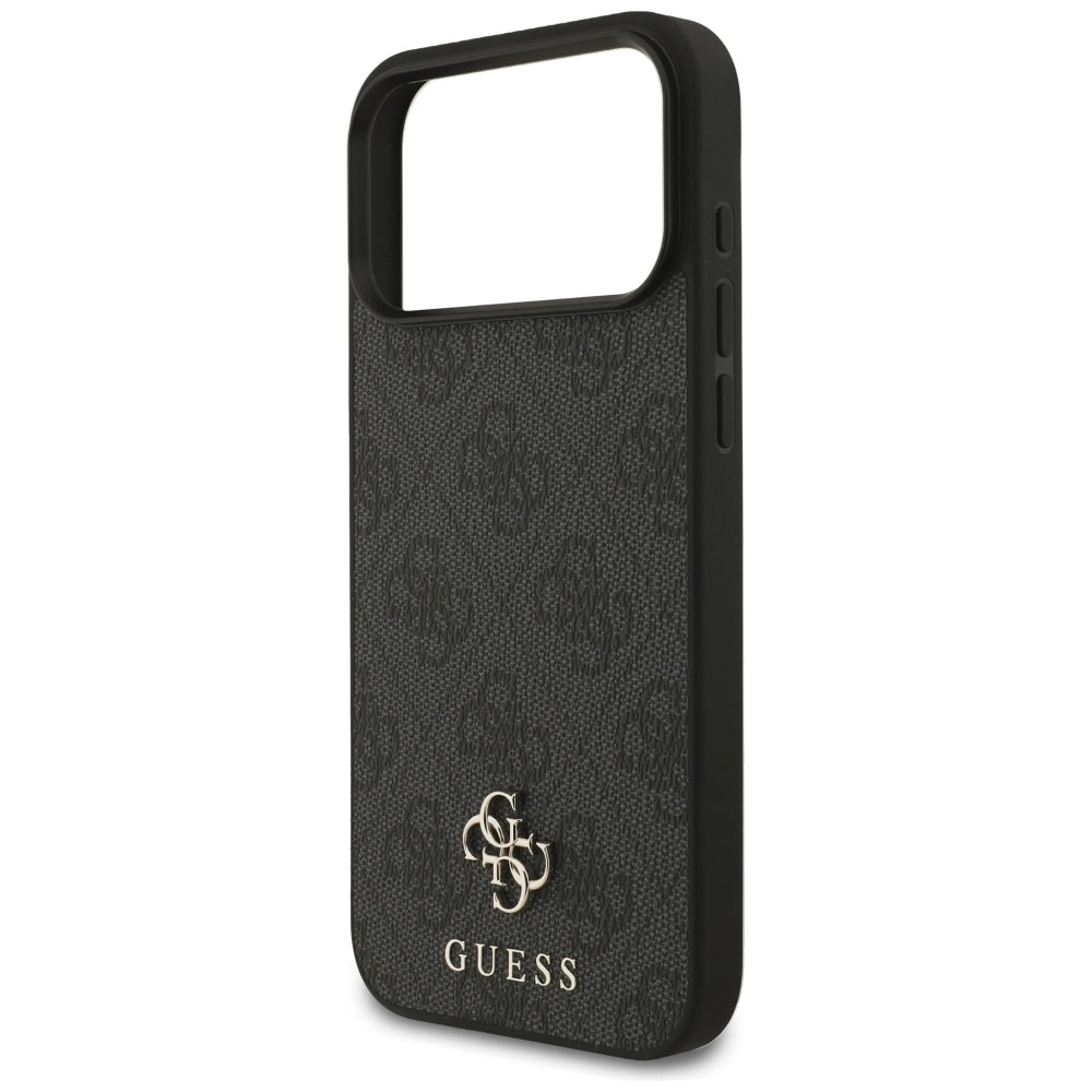 Capa Guess 4G Small and Classic Logo MagSafe - iPhone 17 Pro Max / 18 Pro Max - Preto