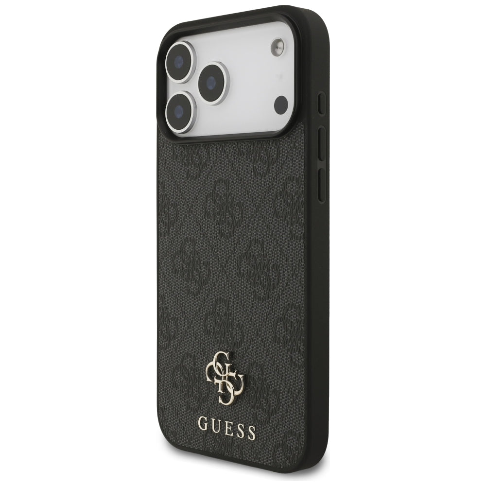 Capa Guess 4G Small and Classic Logo MagSafe - iPhone 17 Pro Max / 18 Pro Max - Preto