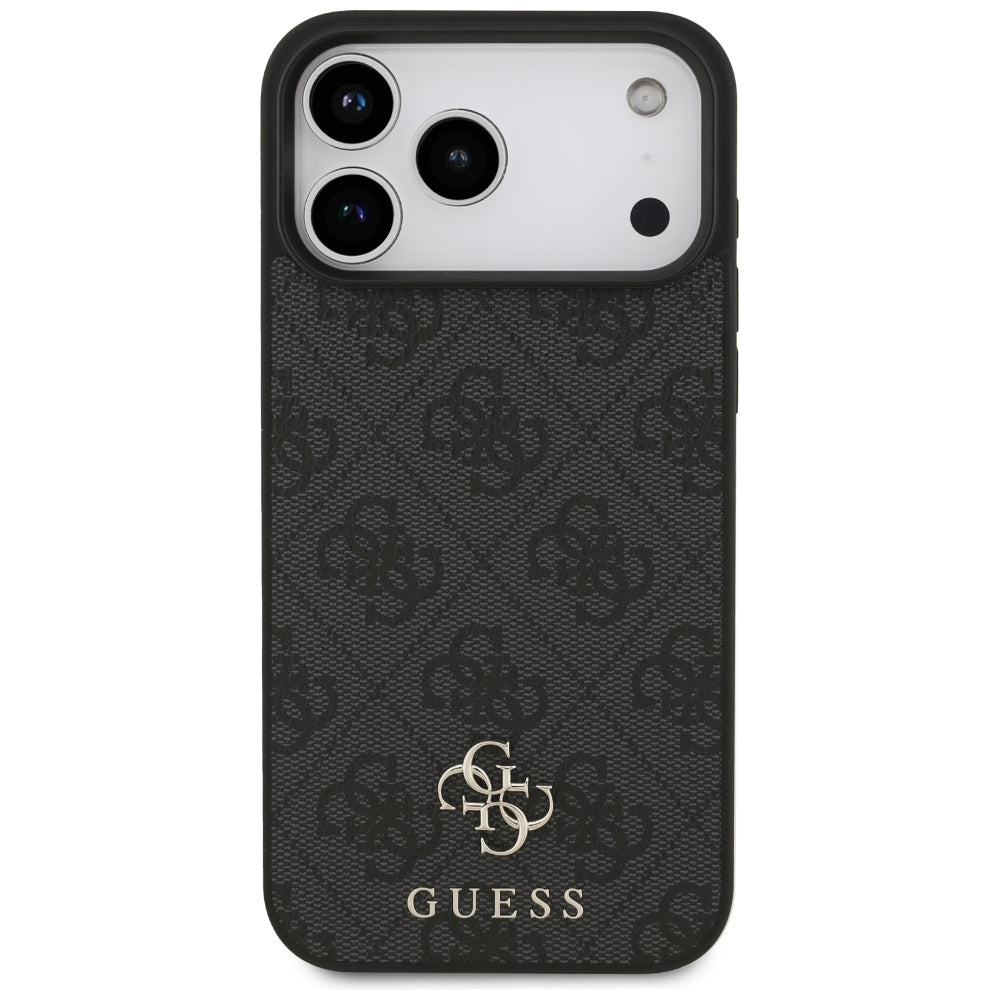 Capa Guess 4G Small and Classic Logo MagSafe - iPhone 17 Pro Max / 18 Pro Max - Preto