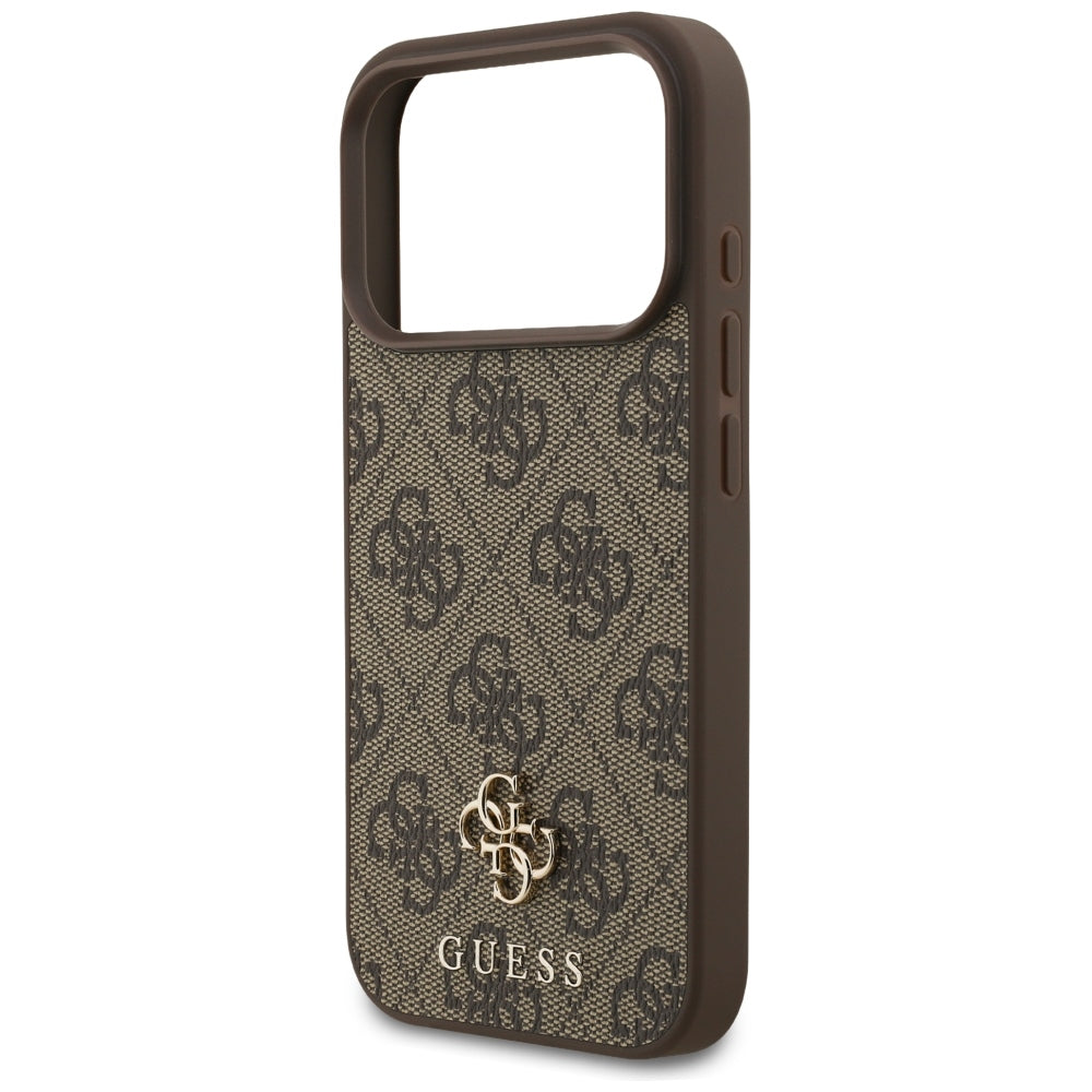 Capa Guess Hardcase 4G Small & Classic MagSafe - iPhone 17 Pro / 18 Pro - Castanho