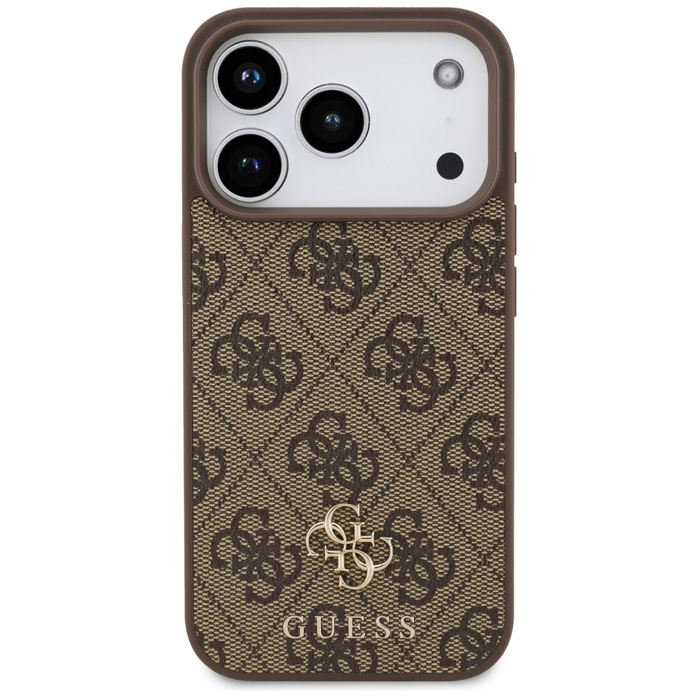 Capa Guess Hardcase 4G Small & Classic MagSafe - iPhone 17 Pro / 18 Pro - Castanho