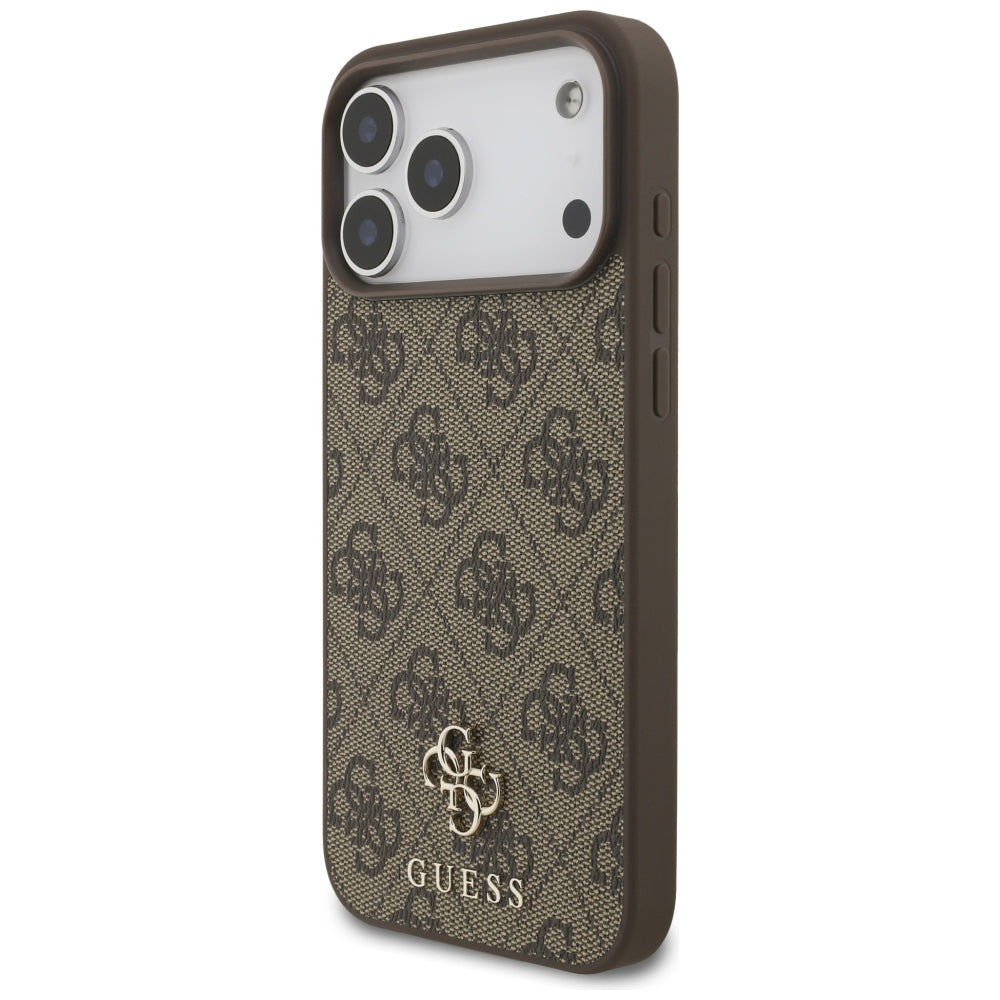 Capa Guess Hardcase 4G Small & Classic MagSafe - iPhone 17 Pro Max / 18 Pro Max - Castanho