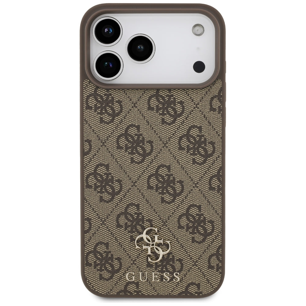 Capa Guess Hardcase 4G Small & Classic MagSafe - iPhone 17 Pro Max / 18 Pro Max - Castanho