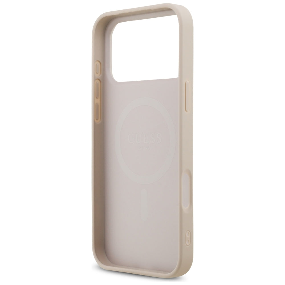 Capa Guess Hardcase 4G Small & Classic MagSafe - iPhone 17 Pro Max / 18 Pro Max - Rosa