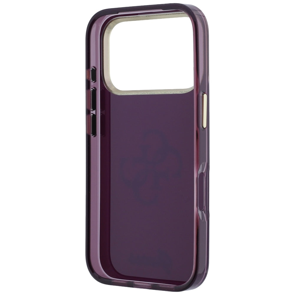 Capa Guess IML 4G Metal Script - iPhone 17 Pro / 18 Pro - Bordeaux