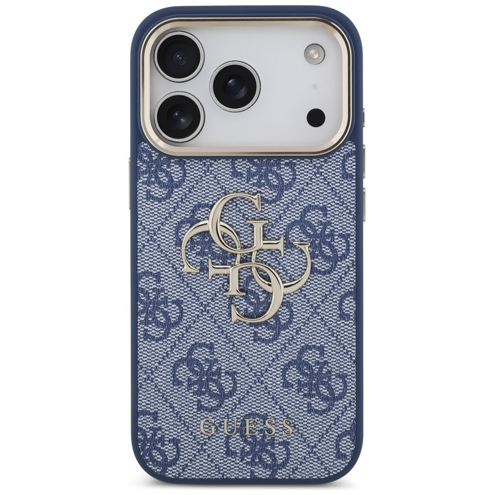 Capa Guess Hardcase 4G Big Classic Logo - iPhone 17 Pro / 18 Pro - Azul