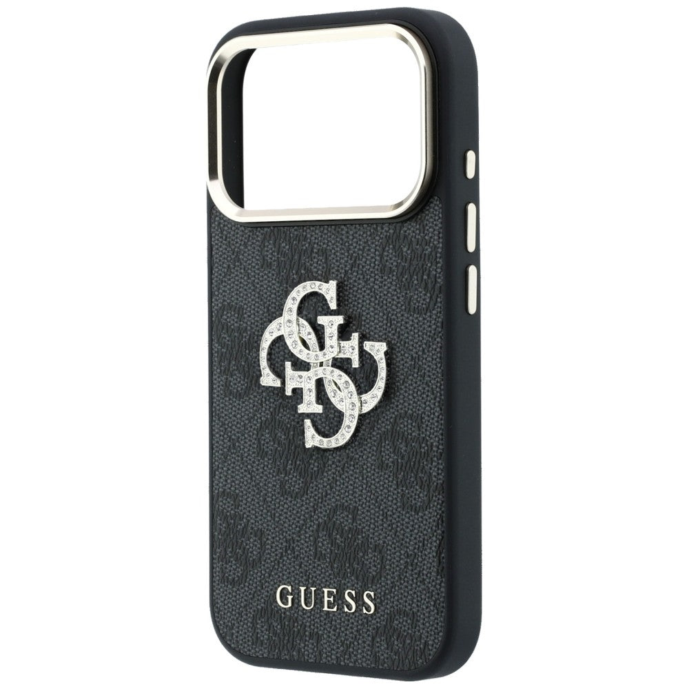 Capa Guess Hardcase 4G Big Strass Logo - iPhone 17 Pro Max / 18 Pro Max - Preto
