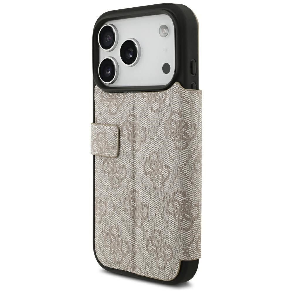 Capa Guess Book 4G Metal Logo - iPhone 17 Pro Max / 18 Pro Max - Rosa
