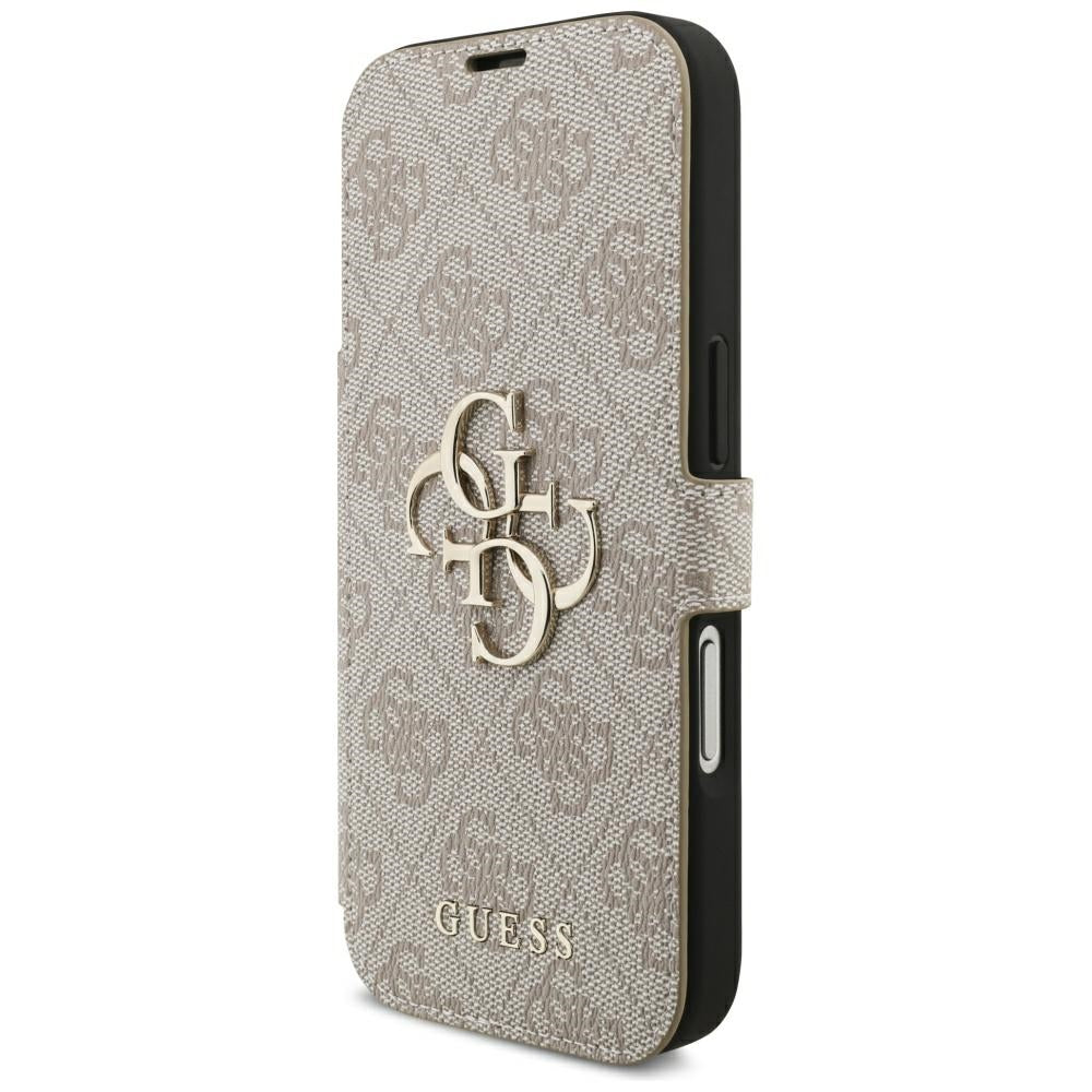 Capa Guess Book 4G Metal Logo - iPhone 17 Pro Max / 18 Pro Max - Rosa