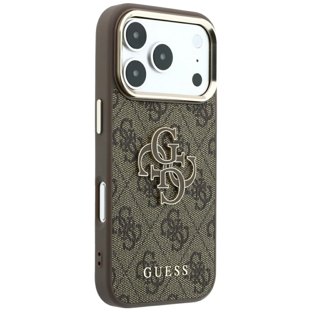 Capa Guess Hardcase 4G Big Resin Logo - iPhone 17 Pro Max / 18 Pro Max - Castanho