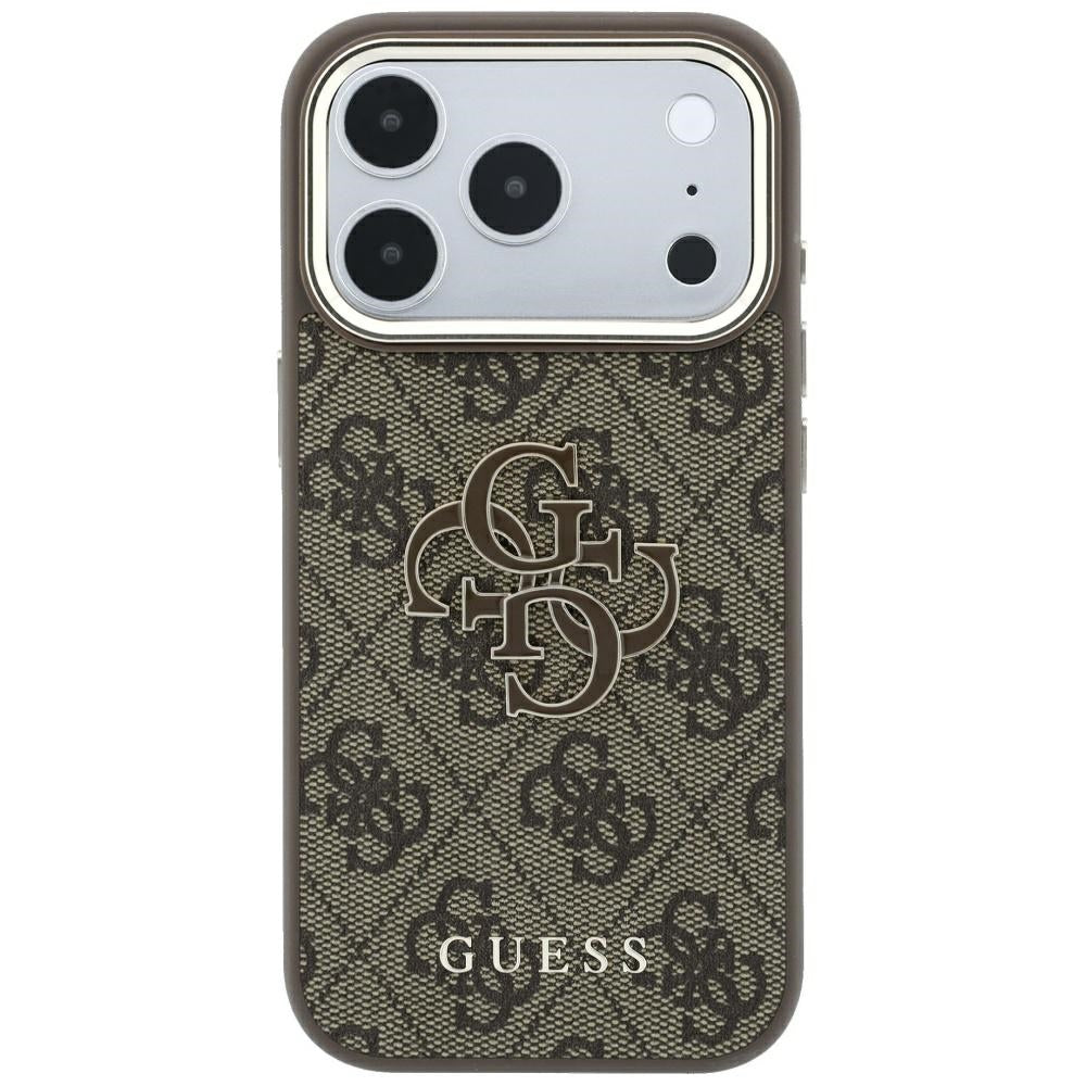 Capa Guess Hardcase 4G Big Resin Logo - iPhone 17 Pro Max / 18 Pro Max - Castanho